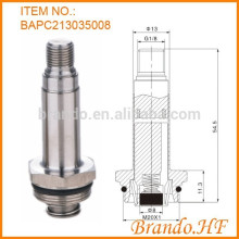 Solenoid Valve Armature Assembly including Guide Tube and Plunger in Piping System